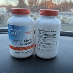 2X Doctor’s Best, Best Alpha Lipoic Acid 600 mg 180 (360) Veggie Capsules 10/26