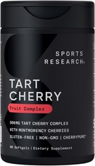 Tart cherry supplement capsules