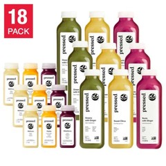 Pressed Cold-Pressed Juice & Shot Bundle 9 Juices & 9 Shots (18 pack)