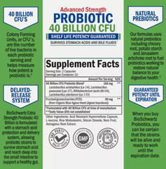 Bio Schwartz Probiotic 40 Billion CFU Capsule – 120 Count