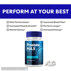 Prostate Max Formula Supplement Natural Vitamin for Health & Wellness 60 Caps