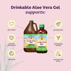 Lily of the Desert Aloe Vera Gel – Whole Leaf (Filtered) 128 fl.oz