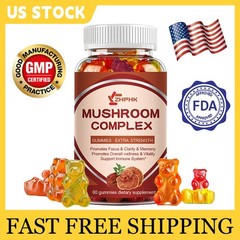 Lion Mane Mushroom Compound Soft Candy for Strong Memory Intelligence Brain 60pc