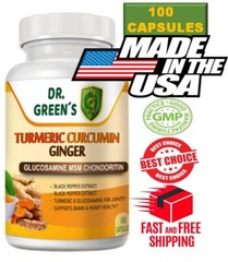 Turmeric Curcumin 1600 mg Ultra High Absorption Extra Strength 300 ct- 3 PACK