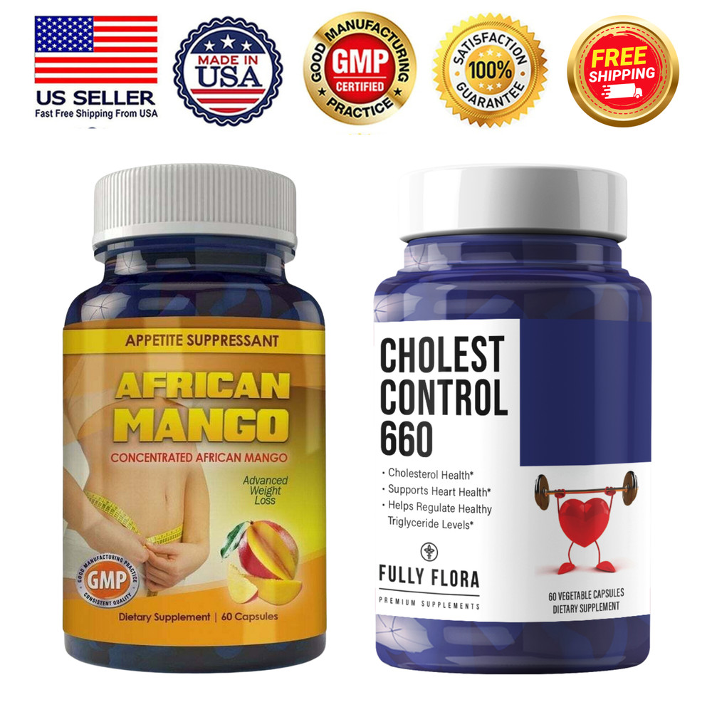 African Mango Extract Weight Management & Cholesterol Support Heart Supplement