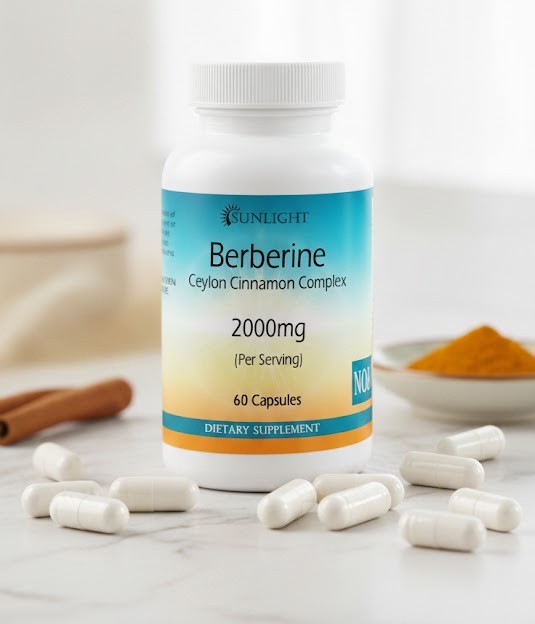 Berberine Capsules with Ceylon Cinnamon 2000mg – Fresh Stock