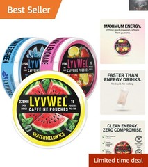 Quick Energy Boost: 225mg Caffeine Pouches – Tobacco-Free & 3 Delicious Flavors