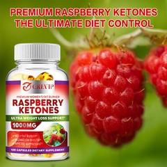 120pcs Raspberry Ketones – Weight Loss, Support Metabolism and Energy Levels
