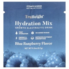Hydration Mix, Blue Raspberry, 15 Packets, 0.2 oz (5.7 g) Each