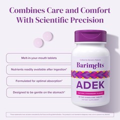 ADEK – 60 Fast-Dissolving Tablets (2-Month Supply)- Sugar-Free Bariatric Vitamin