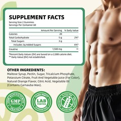 Creatine Monohydrate Gummies – Muscle Growth- STRENGTH – Recovery