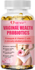 Vaginal Probiotics Capsule pH Balance w/ Prebiotics Lactobacillus Pills Softgel