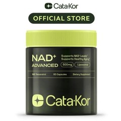 1 – 3 Pack Cata-Kor Liposomal NAD+ Advanced 500mg Healthy Aging 60 Caps