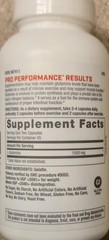 GNC Pro Performance L-GLUTAMINE 1500 mg 90 Capsules (45 Servings) BEST BY 08/26