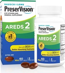 AREDS 2 Eye Vitamins, Lutein & Zeaxanthin, 60 Softgels 60 Softgels 60 Softgels