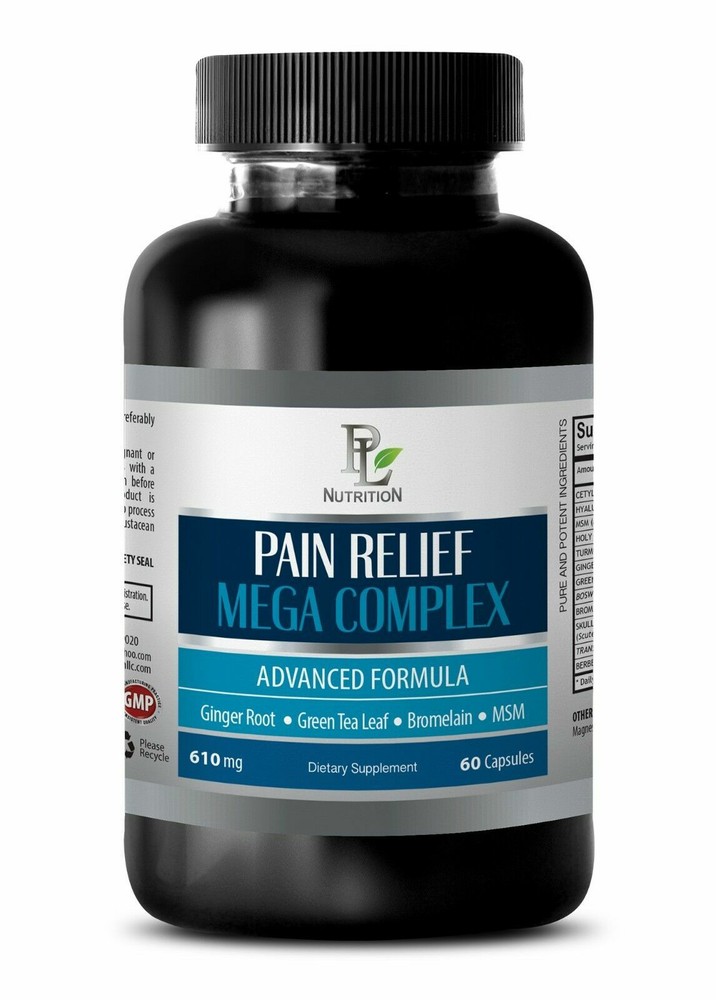 Joint support pills – PAIN RELIEF MEGA COMPLEX 610MG – 1 Bottle 60 Capsules