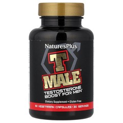 2 X NaturesPlus, T Male�, Testosterone Boost For Men, 60 Vegetarian Capsules