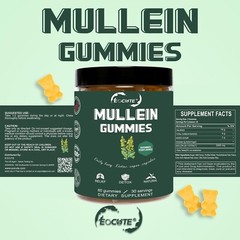 9 in 1 Mullein Leaf Extract Gummies for Lung Cleanse Extra Strength 10000 MG USA