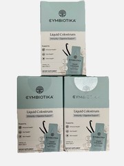 CYMBIOTIKA Liquid Colostrum Vanilla Sea Salt (12x10mL) Lot of 3 New/Sealed 8/26