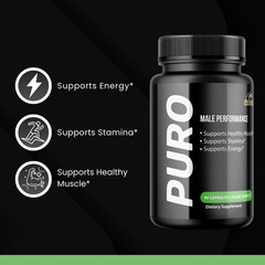 PURO- Bodybuilding & Weight Support- 4 Bottles- 360 Capsules