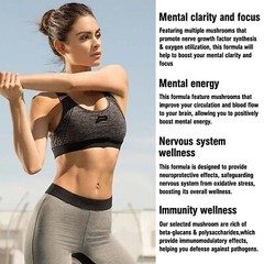 Mushroom Complex – Memory, Focus, Brain Health – Cordyceps Sinensis, Lions Mane