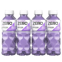 POWERADE Electrolyte Enhanced Zero Sugar Grape Sports Drink, 20 Ounce (Pack of 8