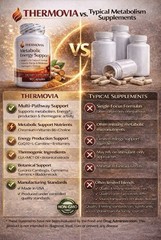Thermovia Weight Management & Energy Metabolism Support Supplement 90 Capsules