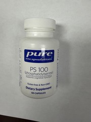 $81 PS 100 60 Caps Supplement Brain Mental Memory Support Pure Encapsulations