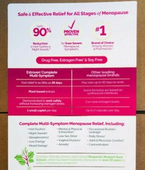 Estroven Complete Menopause Relief 84 Caplets Multi-Symptom
