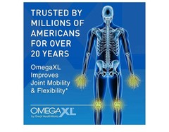 OmegaXL Joint Support Supplement for Relief Natural Muscle Support 60 Softgels