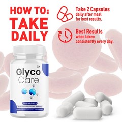 (2 Pack) Glyco Care Advanced Support Blood Supplement GlycoCare 120 Capsules