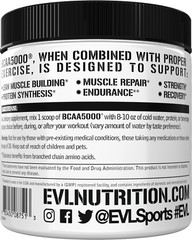 Evlution Nutrition BCAA 5000 – Stim Free Pre Workout – Amino Acid – 60 Servings