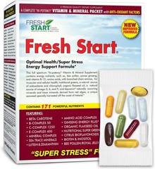 Fresh Start All-in-One Daily Vitamin Pack-Stress&Mood Support-Ashwagandha,Panax