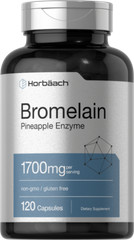 Bromelain Capsules 1700mg | 120 Count | Pineapple Enzyme | by Horbaach
