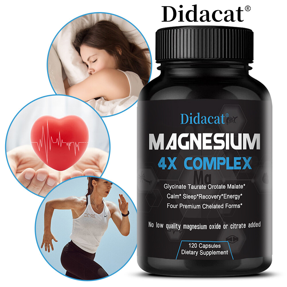 DIDACAT Magnesium Complex 30 To 120 Capsules – Balance Heart And Muscle Health
