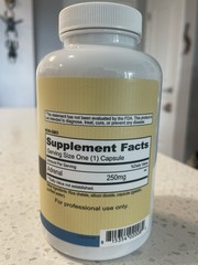 Priority One Adrenal 250 Supplement 180 Capsules Exp. 03/27