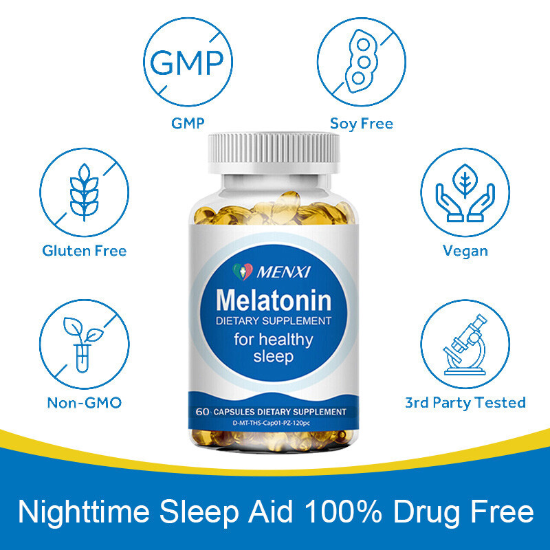 Sleep Support Capsules Sleep Health Improve Sleeping Relieve Stress Supplement