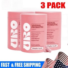 3X URO O Positiv Vaginal Probiotics For Women pH Balance W/ Prebiotics 180 COUNT