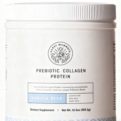 Prebiotic Collagen Vanilla Protein Bean. Happy Mammoth