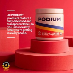 Podium Beta-Alanine Powder 3 Pack 100g Each Unflavored Sealed 180 Servings