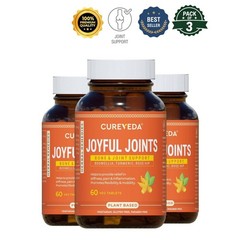 3 Pack C.ureveda Joyful Joint Support 60 Tablets