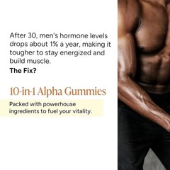 Root Labs 10-1 Alpha Gummies | 4000 mg Pure Shilajit with KSM-66 | 60 Gummies