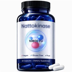 Nattokinase Supplement – 10800 FU 60 Capsules Per Serving Heart stream