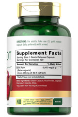 USA Organic Extra Strength Beet Root 201 Extract 8000 mg Strength 120 Capsules