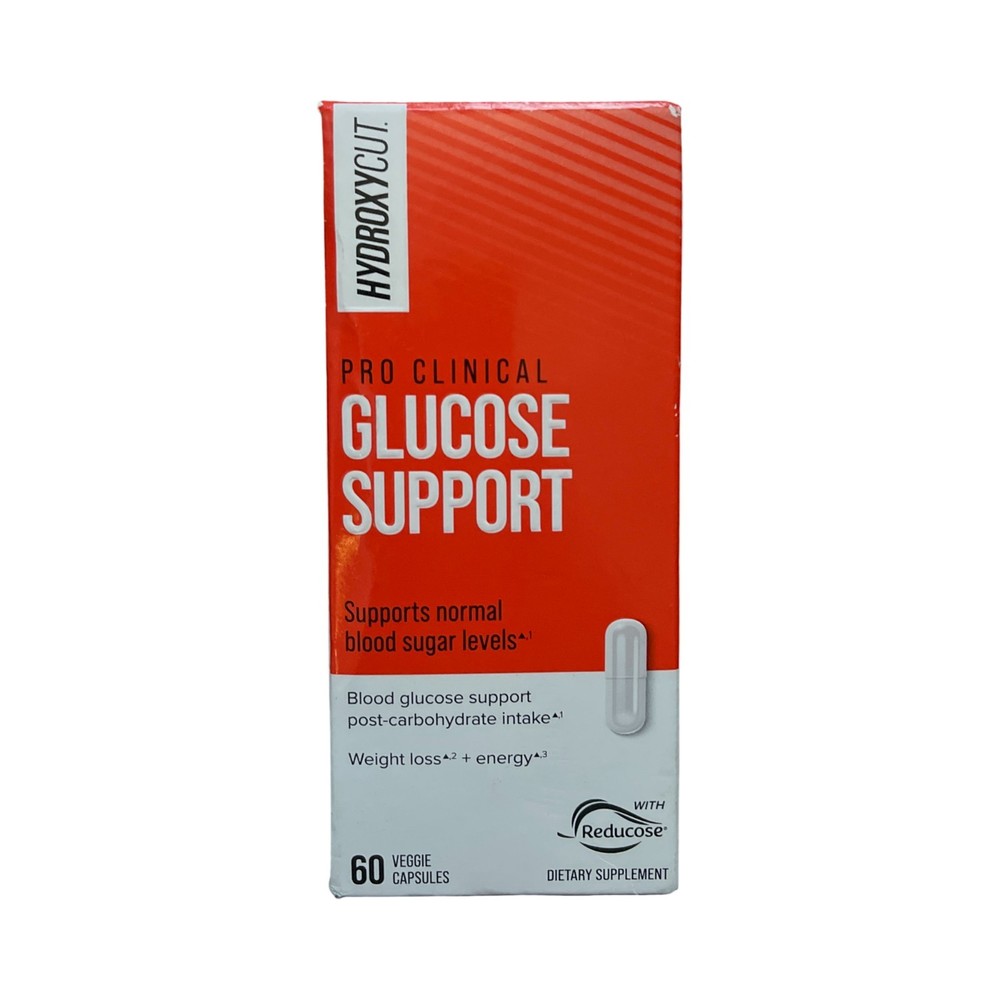 Hydroxycut Pro Clinical Glucose Support – 60 Veggie Capsules, EXP 08/2027