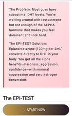 Epi/AlphaTest Stack 2 Step Precursor 2 Epi Andro5DHEA By Vintage Muscle 💪 🔥