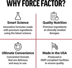 Force Factor Smarter Greens Daily Wellness Powder,Superfood Powder 40+Superfoods