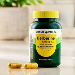 3 Pack Spring Valley Berberine Metabolism Support 1200 mg, 40 Count