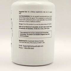 AQUA SCULPT Advanced Weight Loss Support Aquasculpt 30 CAPSULES – USA SELLER