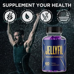(3 Pack) Jellyfil Gummys Advanced Male Support Supplement Jelly fil 180 Gummies